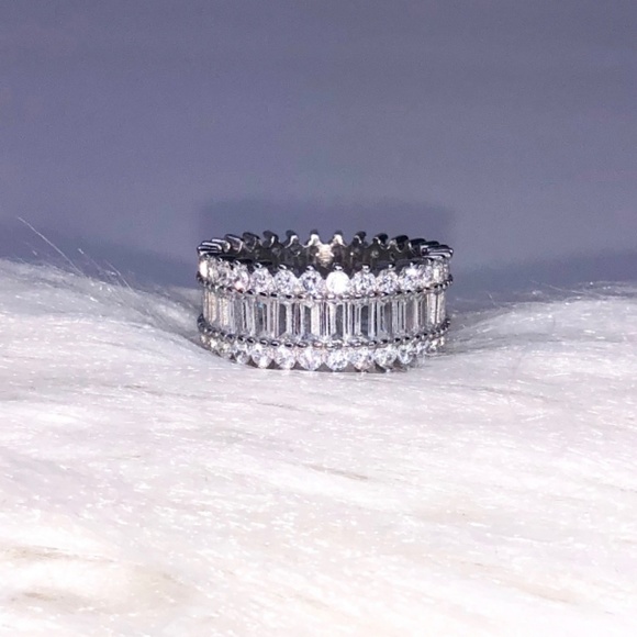 Last Size 10๐ฅณ Sparkly "Queen Ring" 5.9 CT - Picture 4 of 7